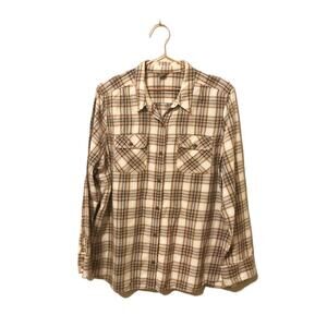 Eddie Bauer soft flannel button down size 2XL